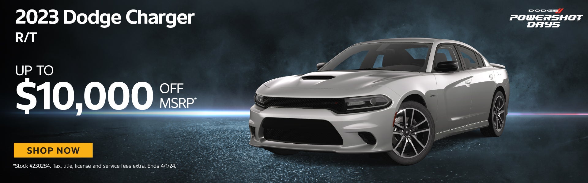 2023 Dodge Charger R/T Up to $10,000 Off MSRP